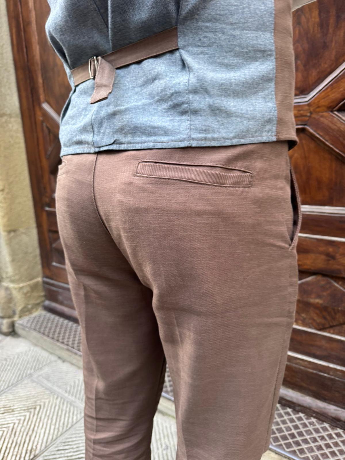 Pantalone completo Paris di 3.9 cioccolato