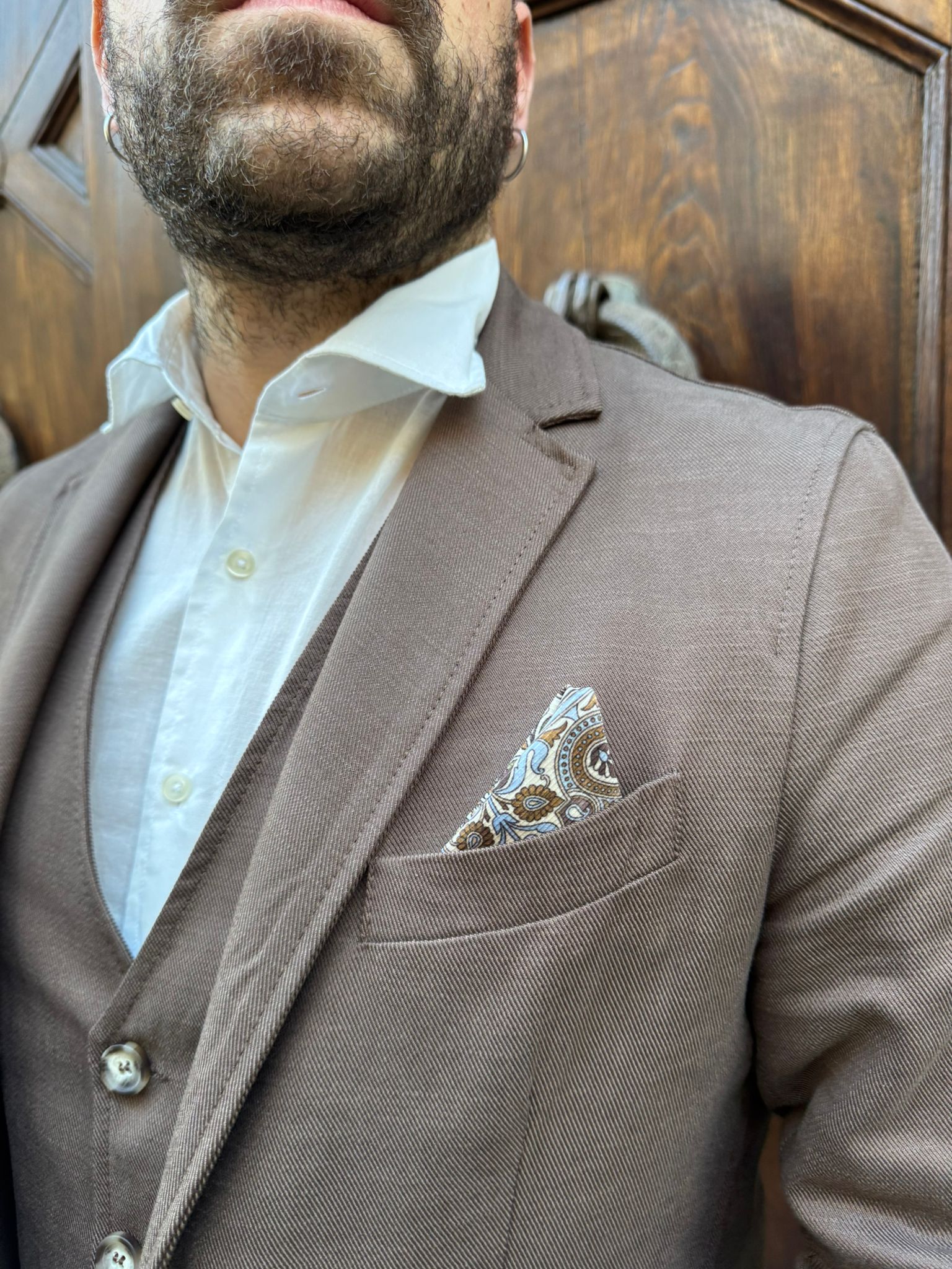 Giacca completo Paris cioccolato