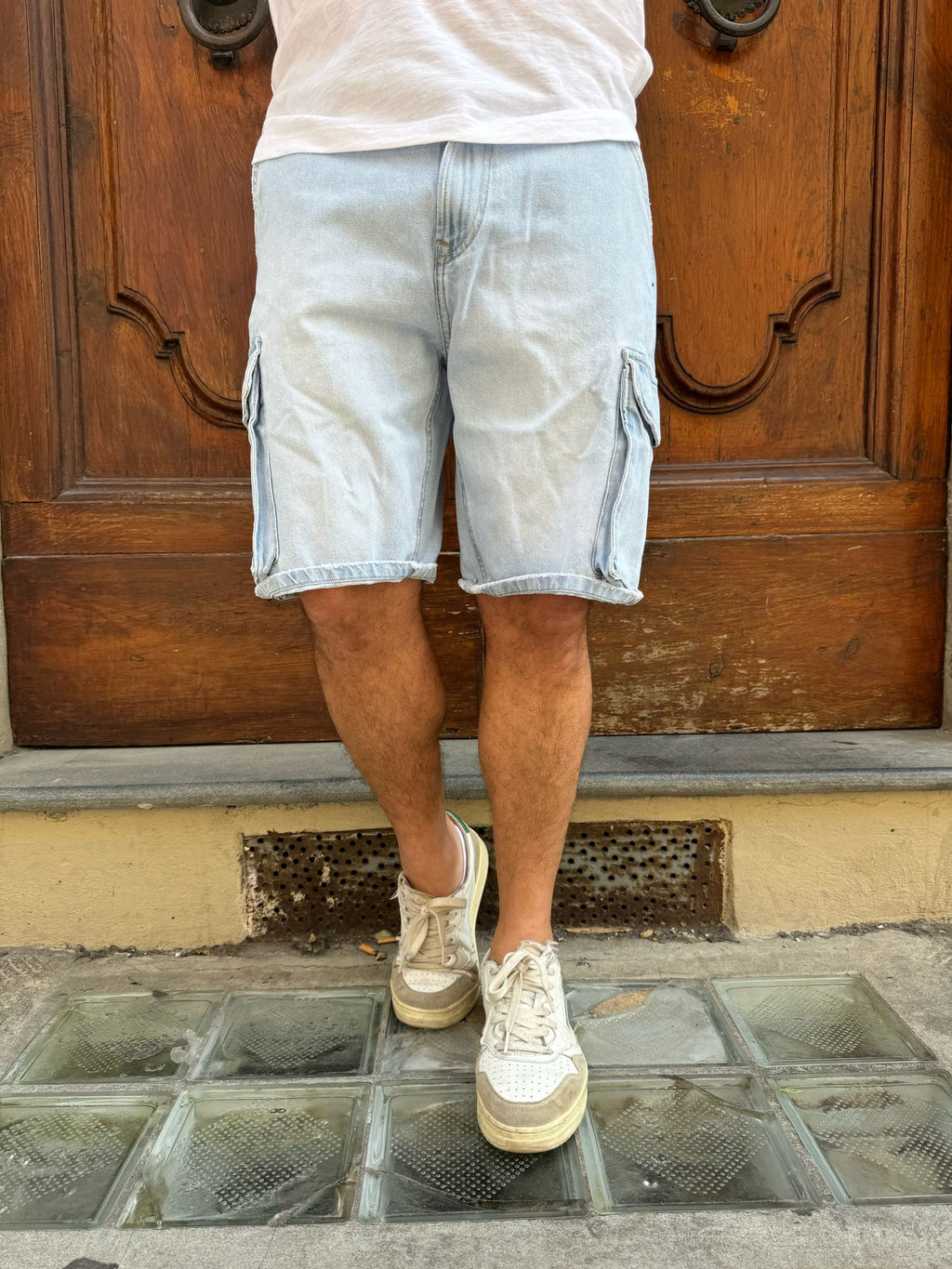 Bermuda Jeans Cargo di Tiffosi