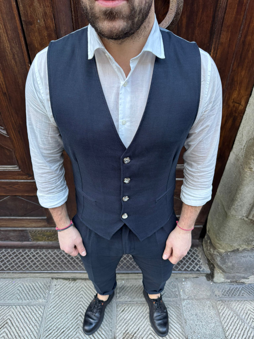 Gilet completo Paris blu