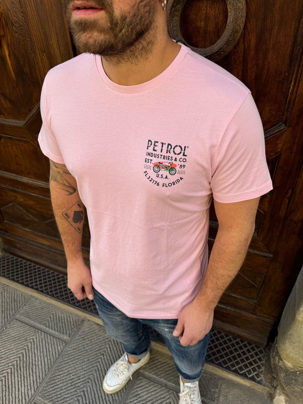 T-shirt Petrol rosa