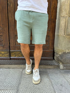 Bermuda coordinato Fox verde di Tiffosi