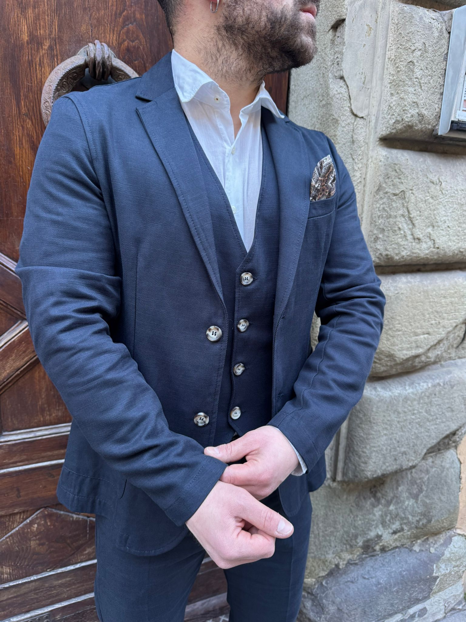 Giacca completo Paris blu