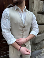 Gilet completo Paris beige