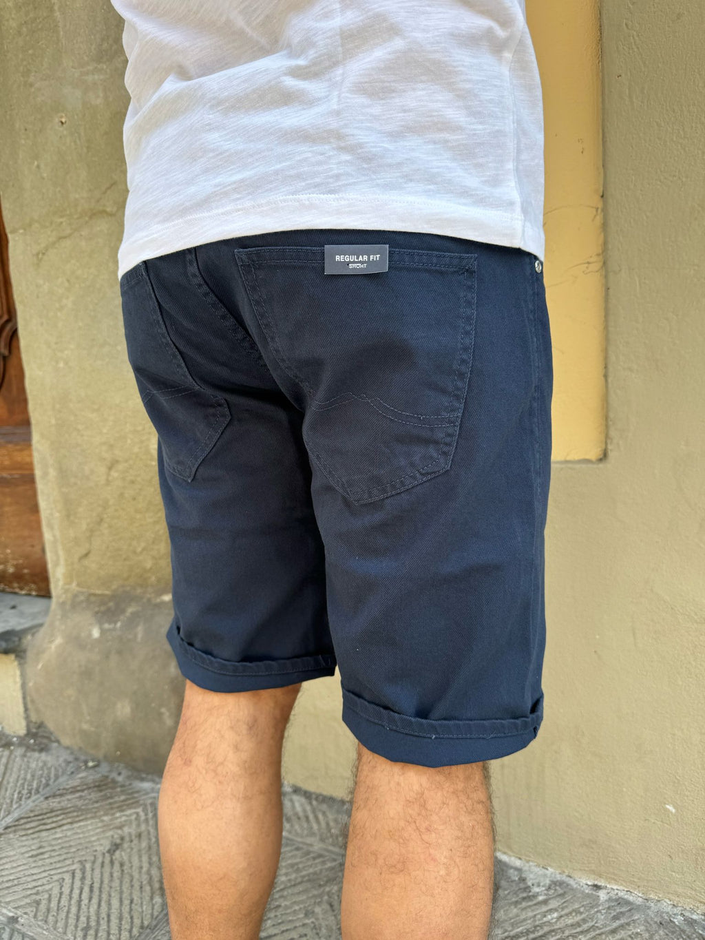 Bermuda Bulldenim blu di Tiffosi