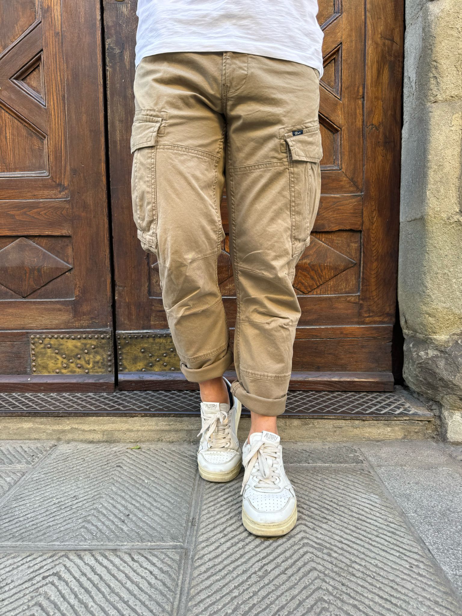 Pantalone cargo di Petrol Ind. fango