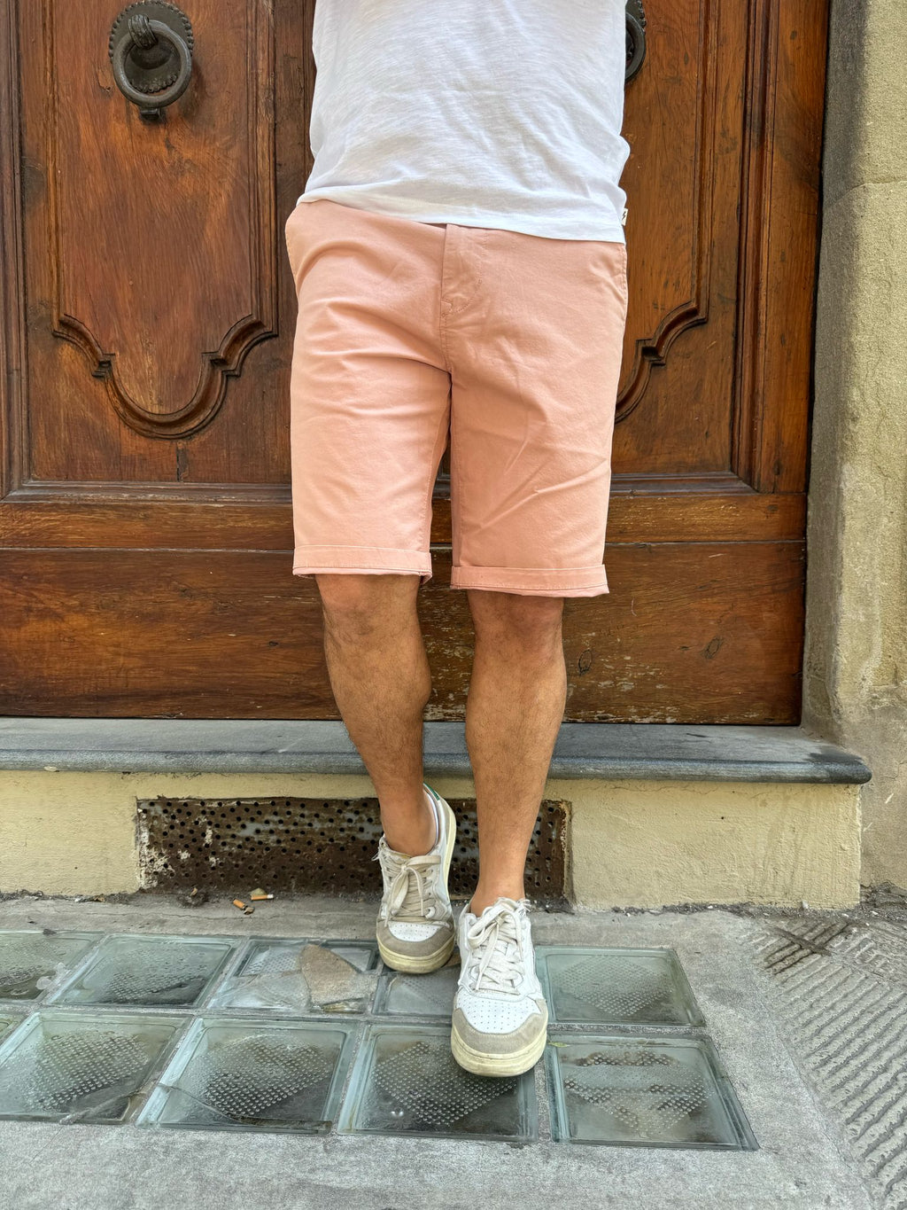 Bermuda Chinos salmone di Tiffosi