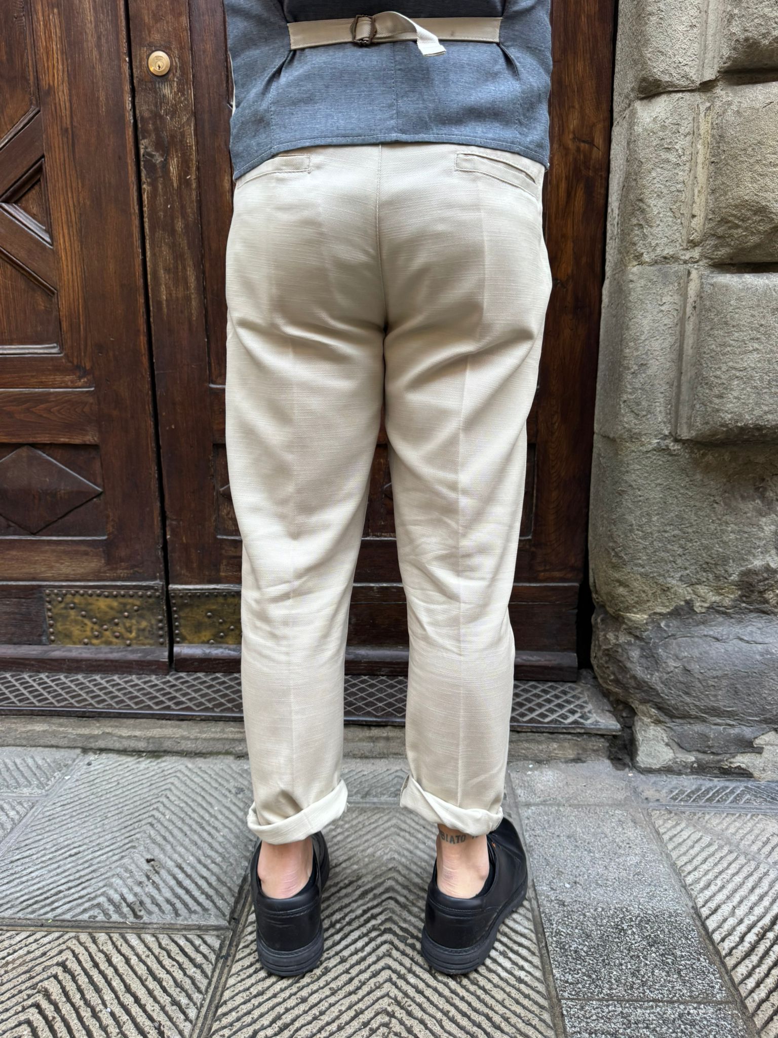 Pantalone completo Paris di 3.9 beige