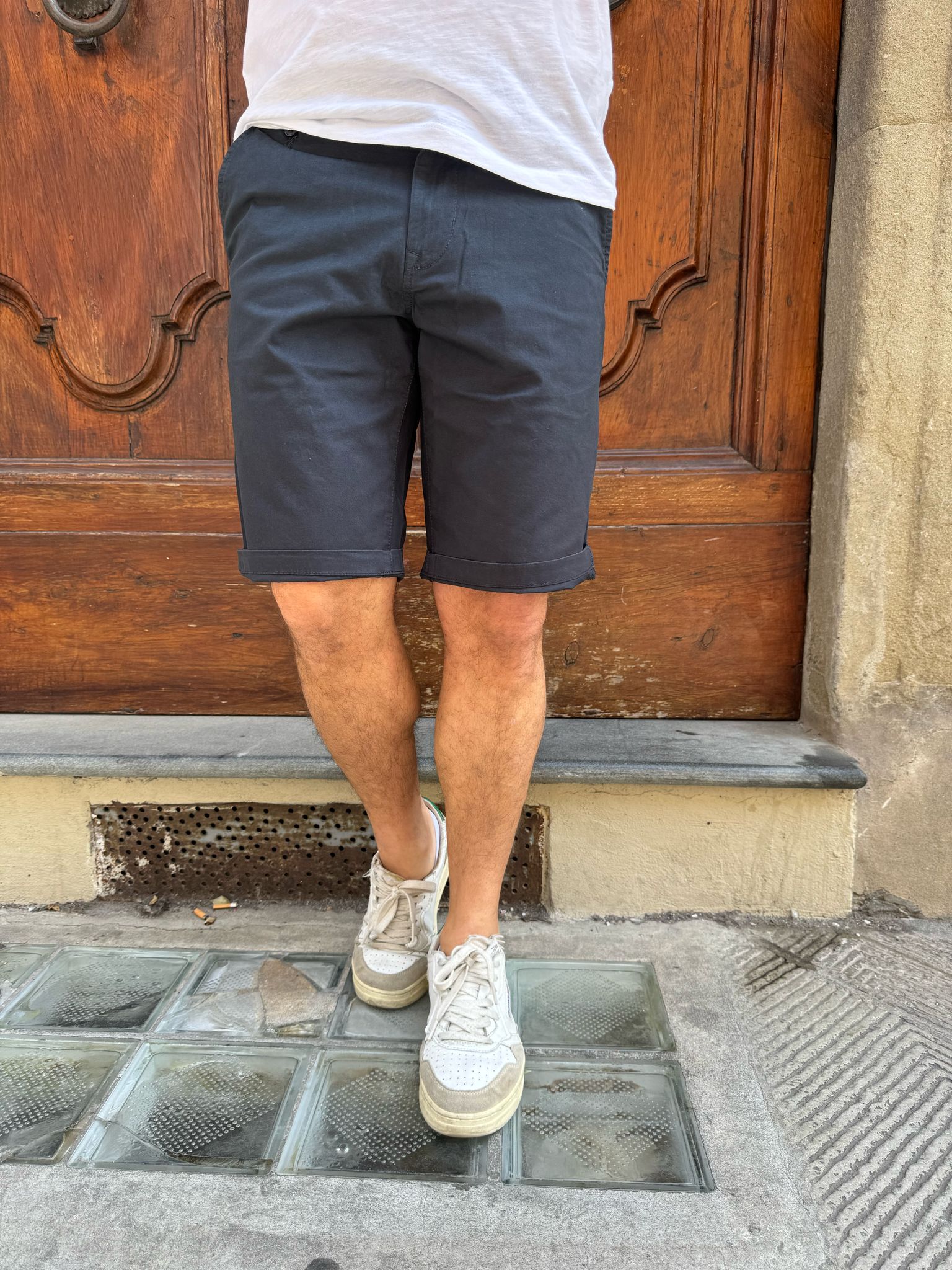 Bermuda Chinos blu di Tiffosi