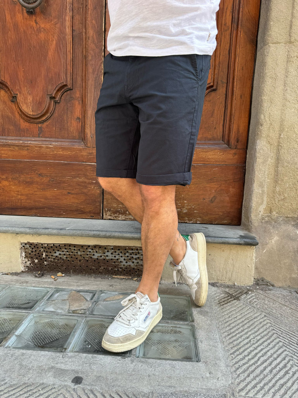 Bermuda Chinos blu di Tiffosi