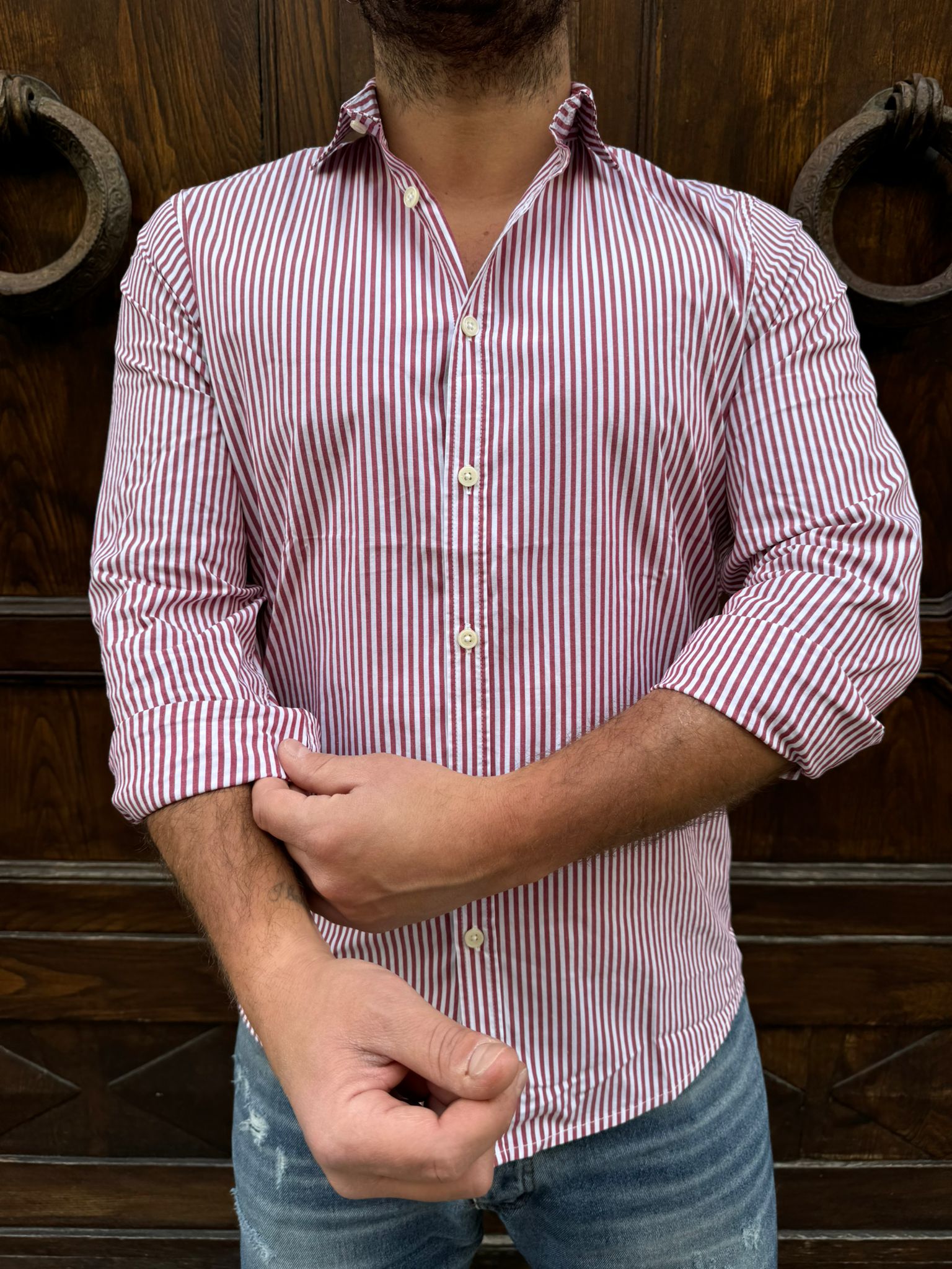 Camicia Portofino di Hamaki-ho rossa