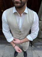 Gilet completo Paris beige