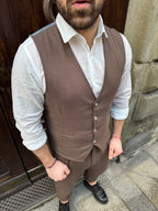 Gilet completo Paris di 3.9 cioccolato