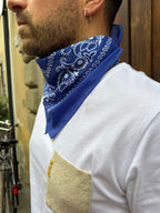 Bandana blu elettrico