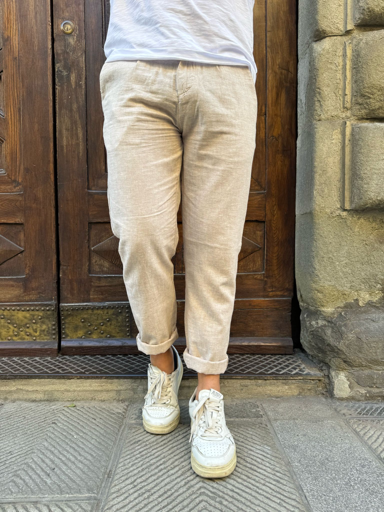 Pantalone Steve di Trez sabbia