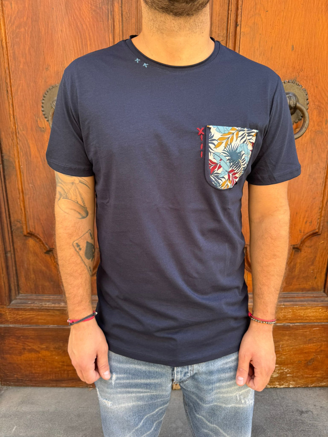 T-shirt James blu