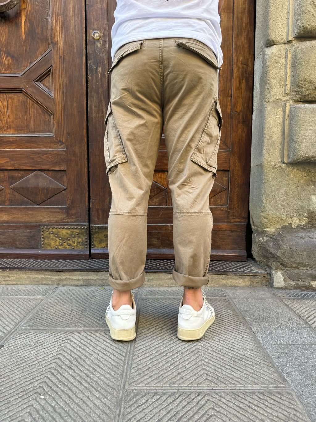 Pantalone cargo di Petrol Ind. fango