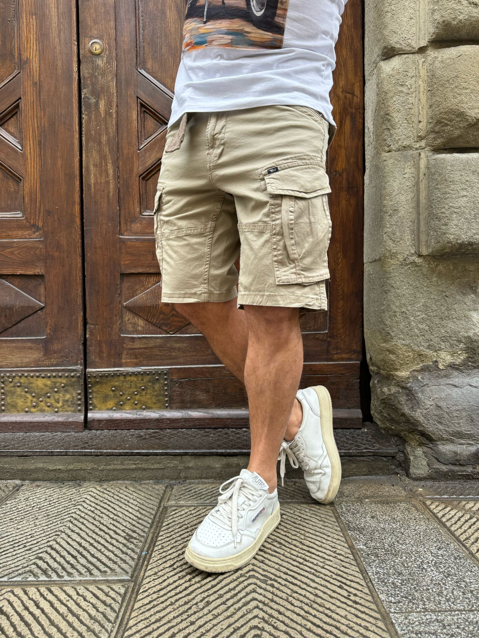 Bermuda cargo Colorado beige di Petrol