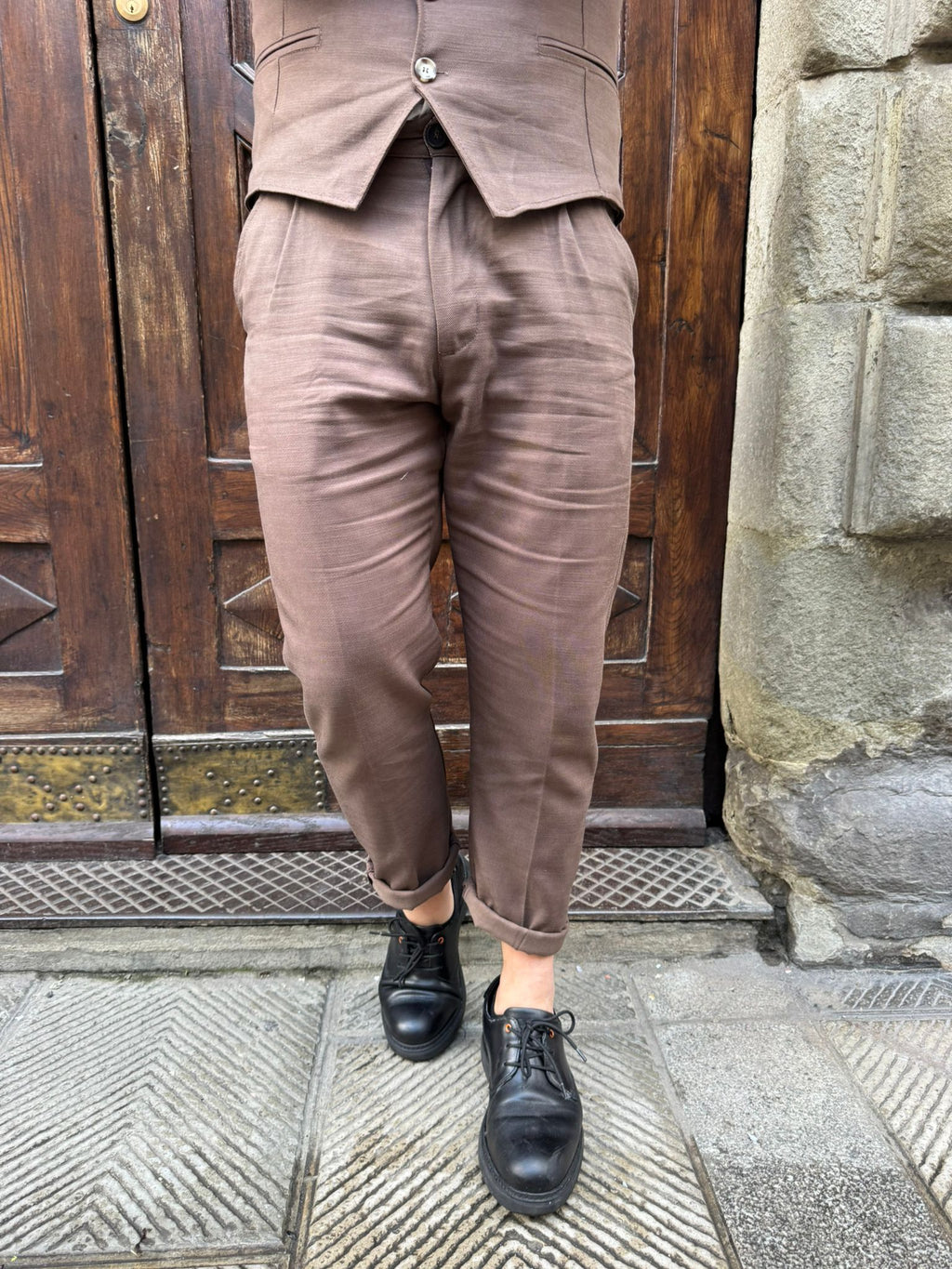 Pantalone completo Paris di 3.9 cioccolato