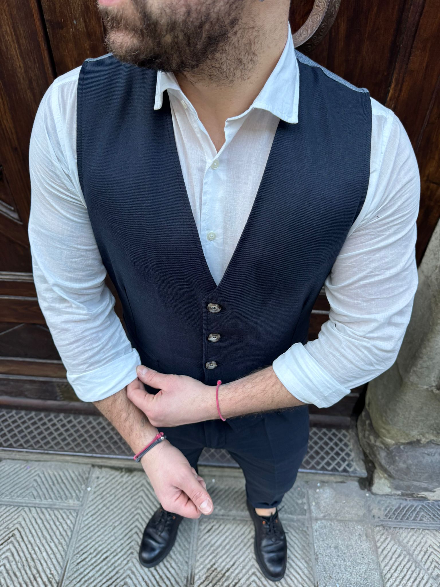 Gilet completo Paris blu