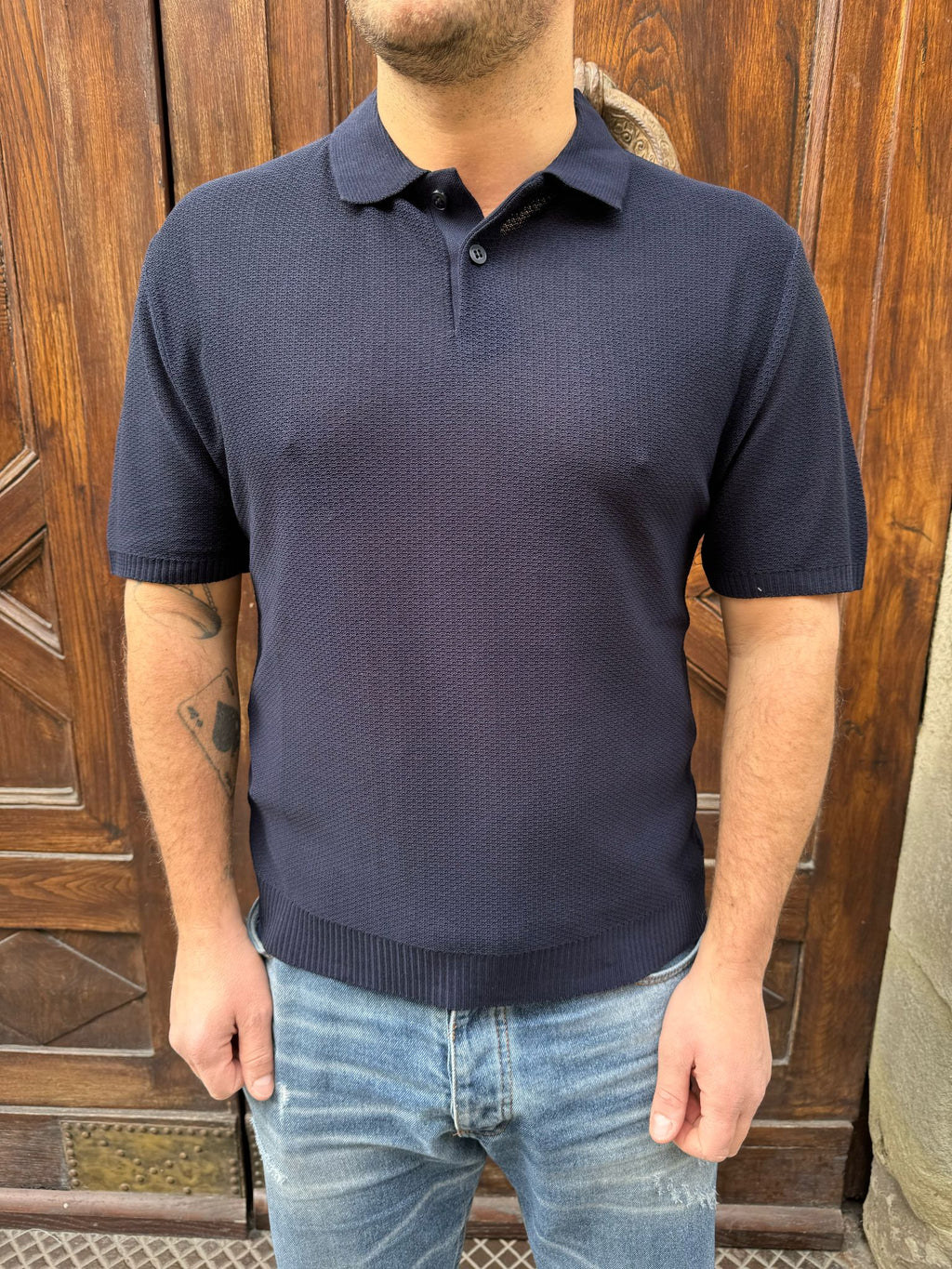 Polo Frank blu di 3.9