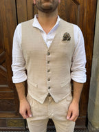 Gilet completo Paul di 3.9 beige