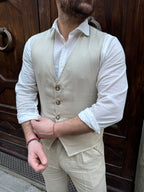 Gilet completo Paris beige