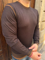Maglioncino Eddy tabacco di Hamaki-Ho