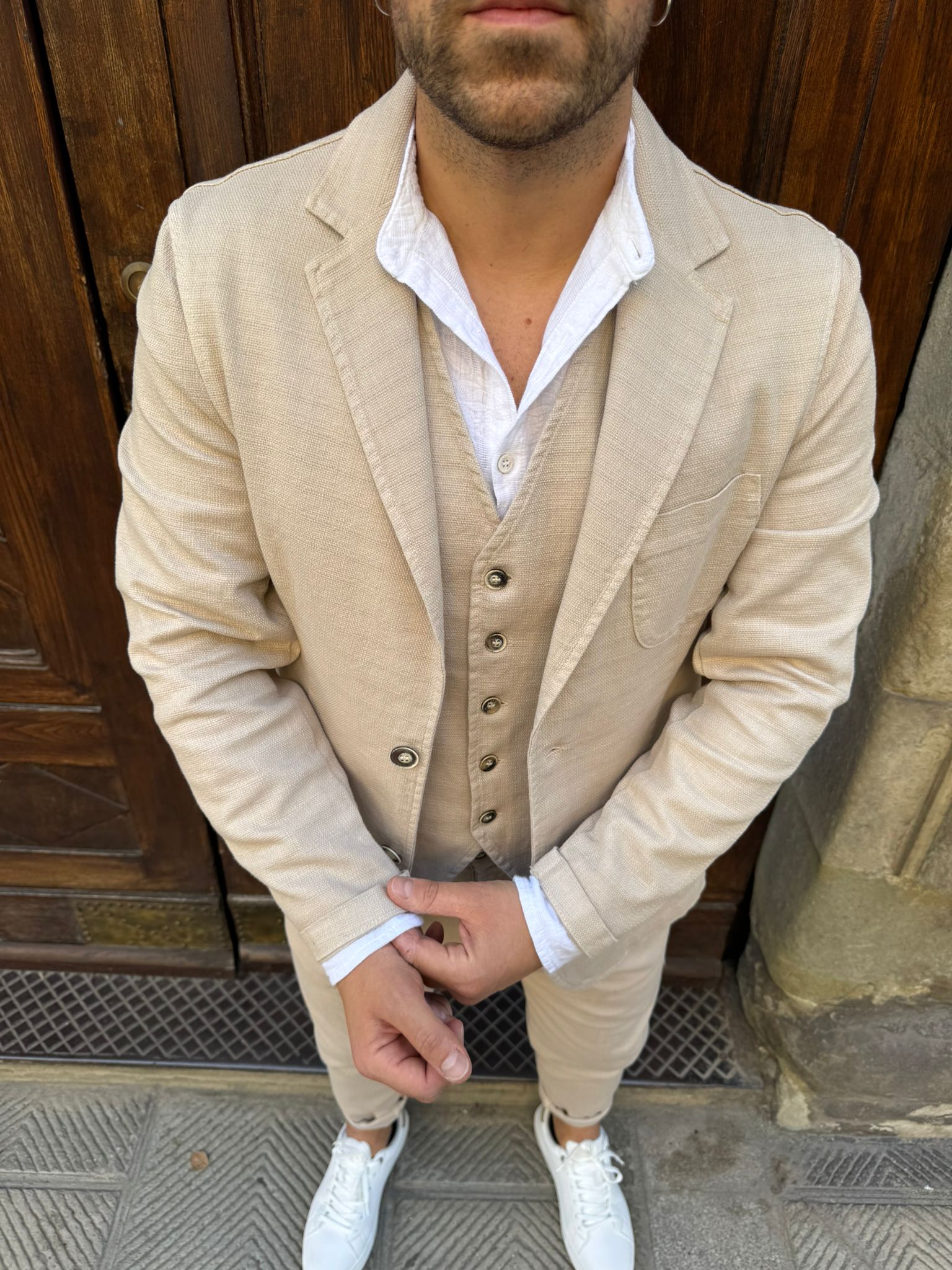 Giacca completo Paul di 3.9 beige