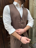 Gilet completo Paris di 3.9 cioccolato