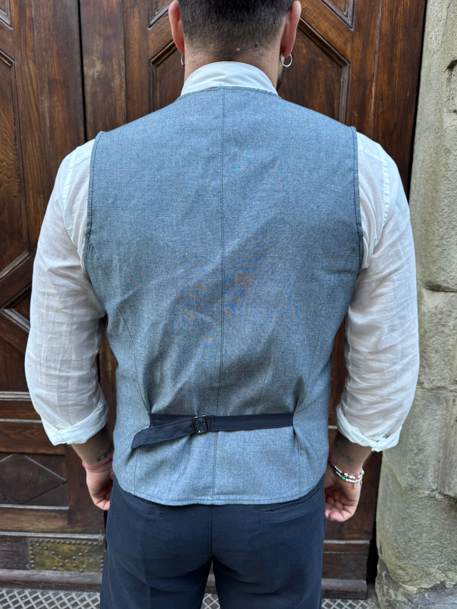 Gilet completo Paris blu