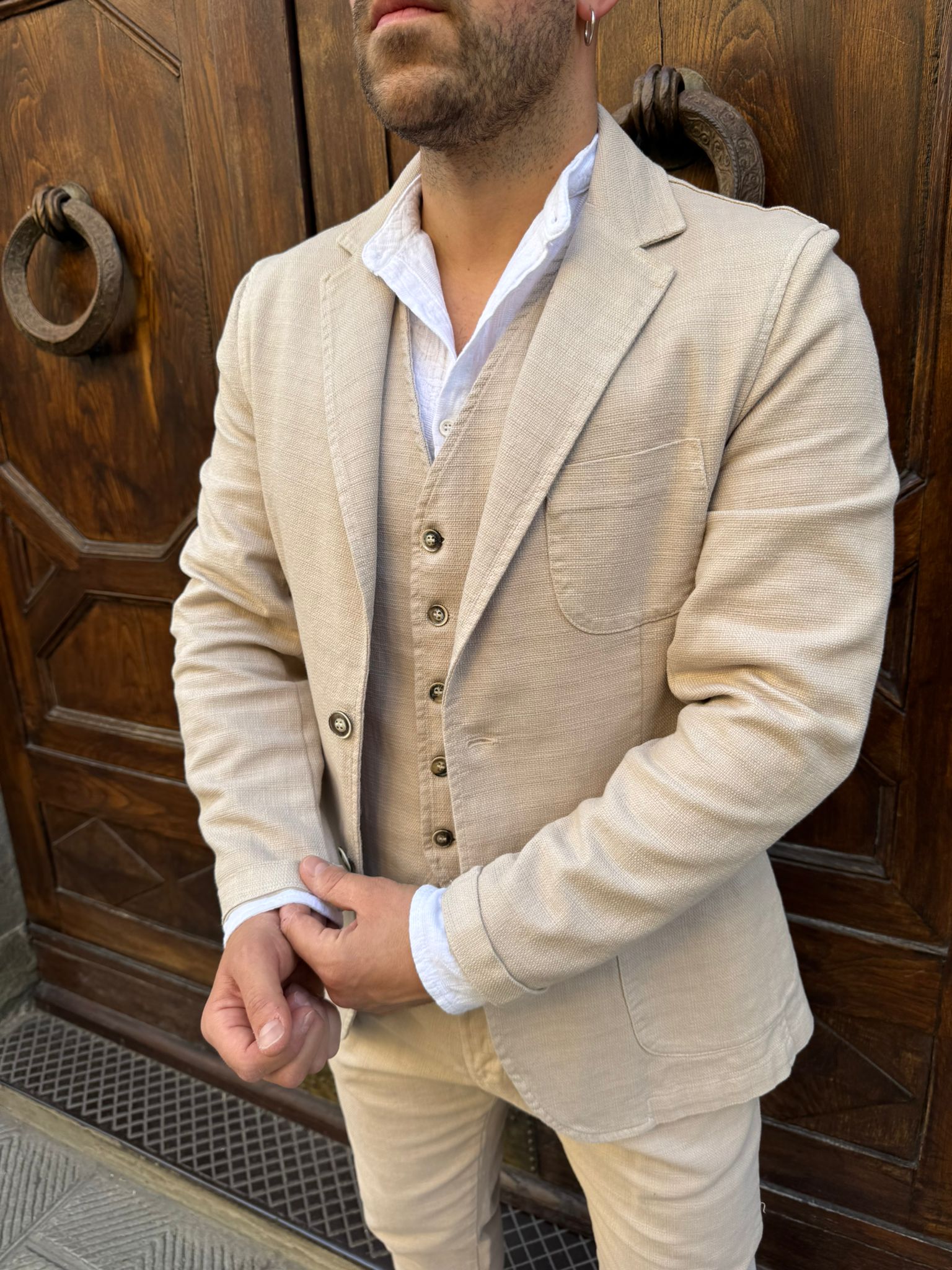 Giacca completo Paul di 3.9 beige