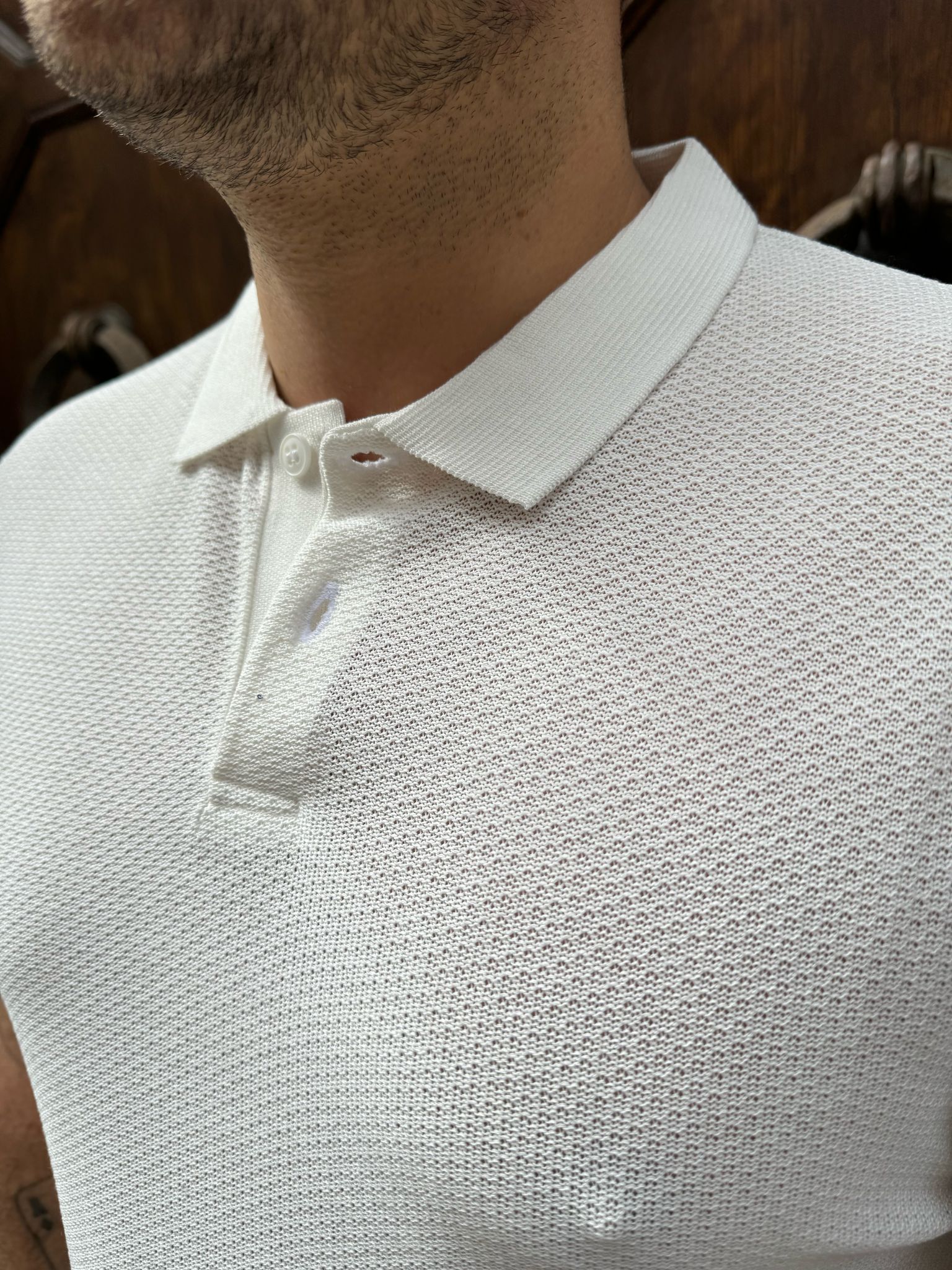 Polo Frank bianca di 3.9