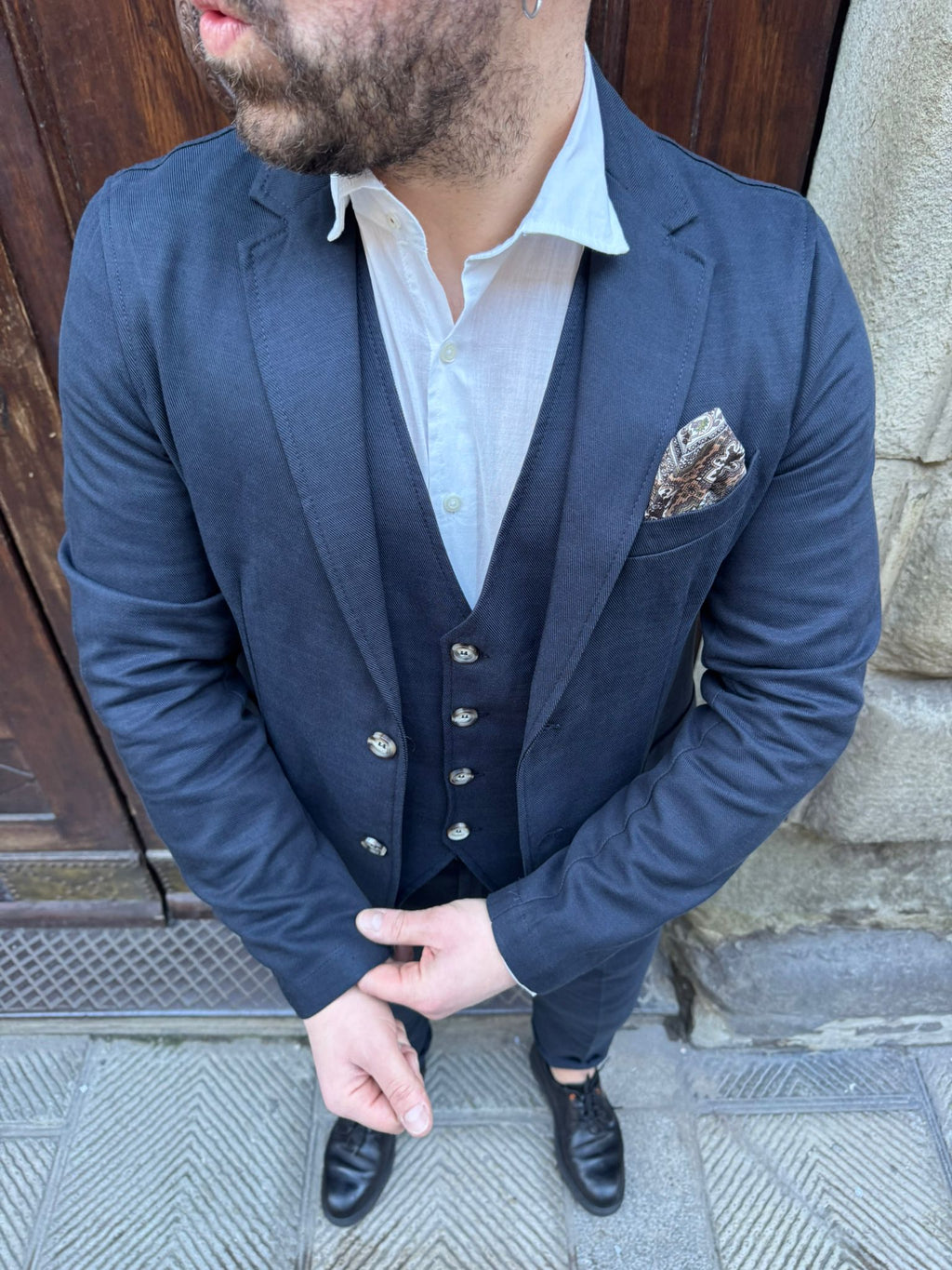 Giacca completo Paris blu