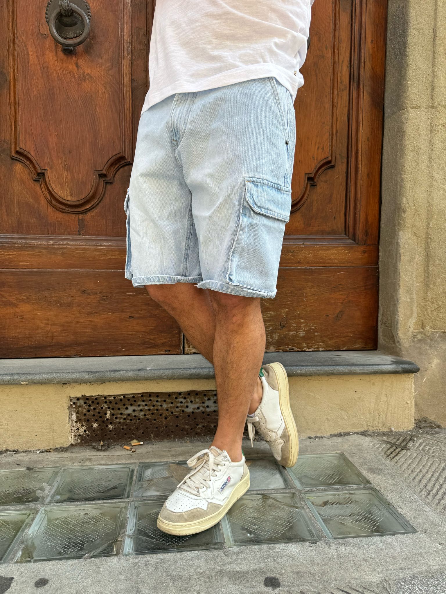 Bermuda Jeans Cargo di Tiffosi