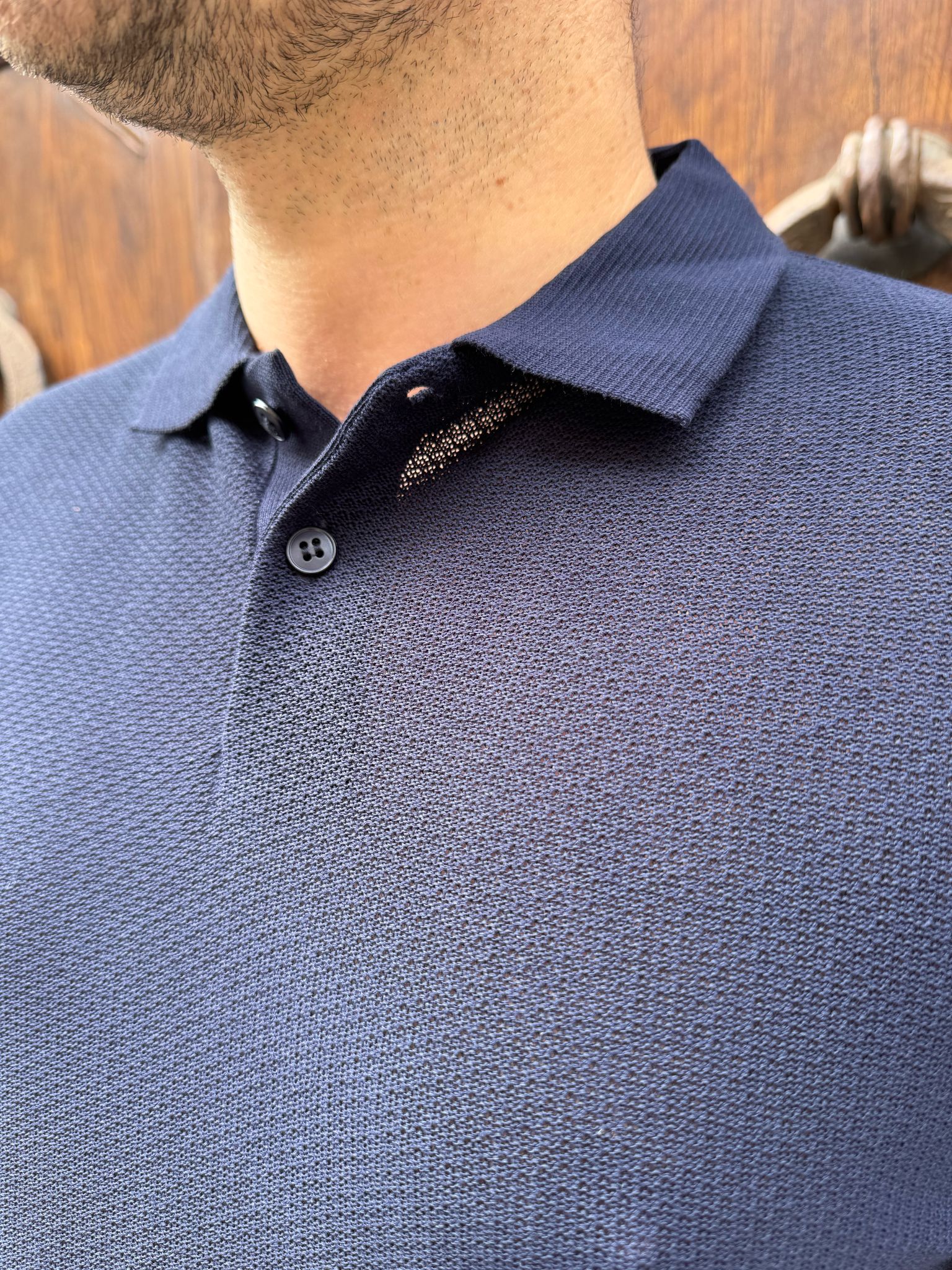 Polo Frank blu di 3.9