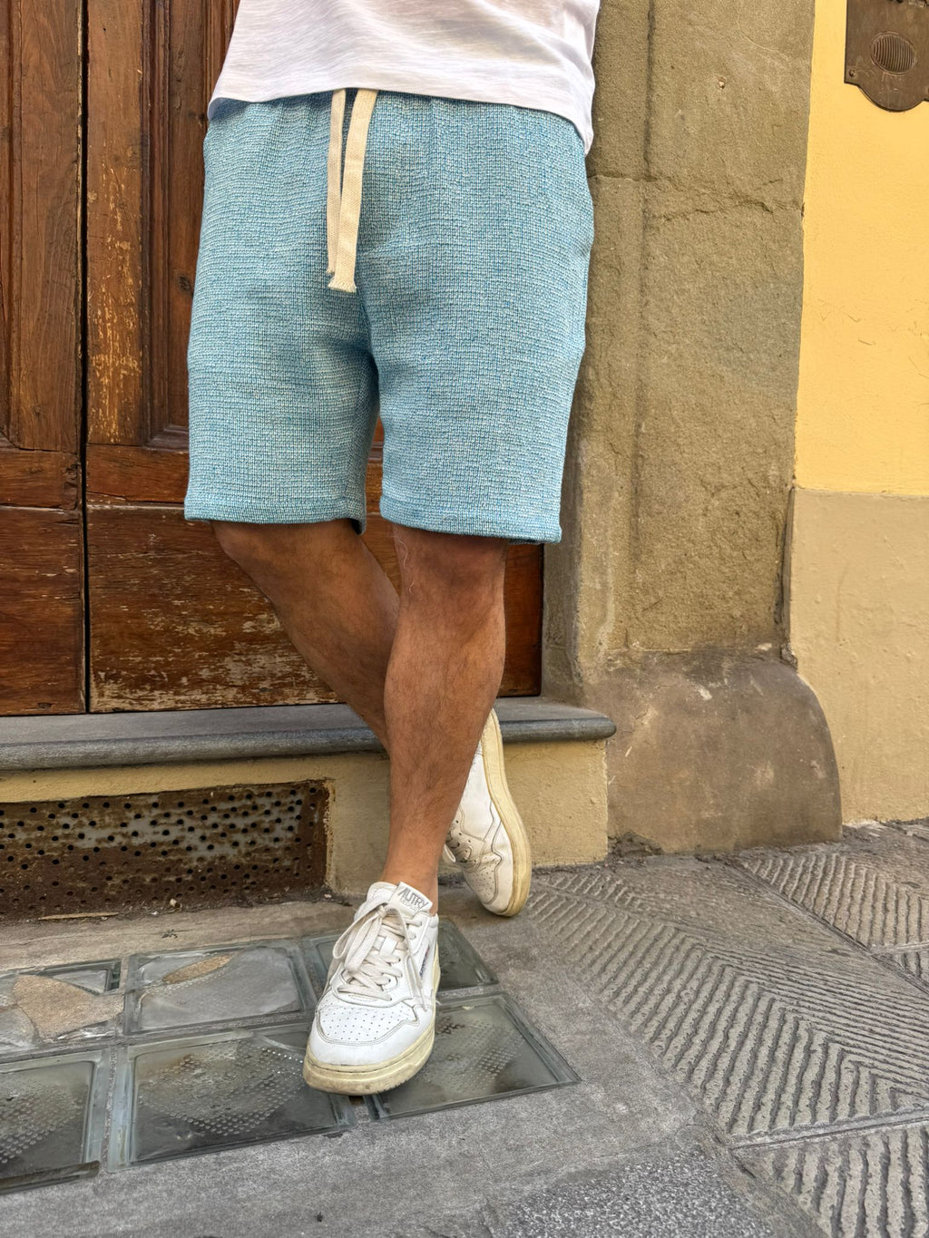 Bermuda Jogging di 3.9 turchese