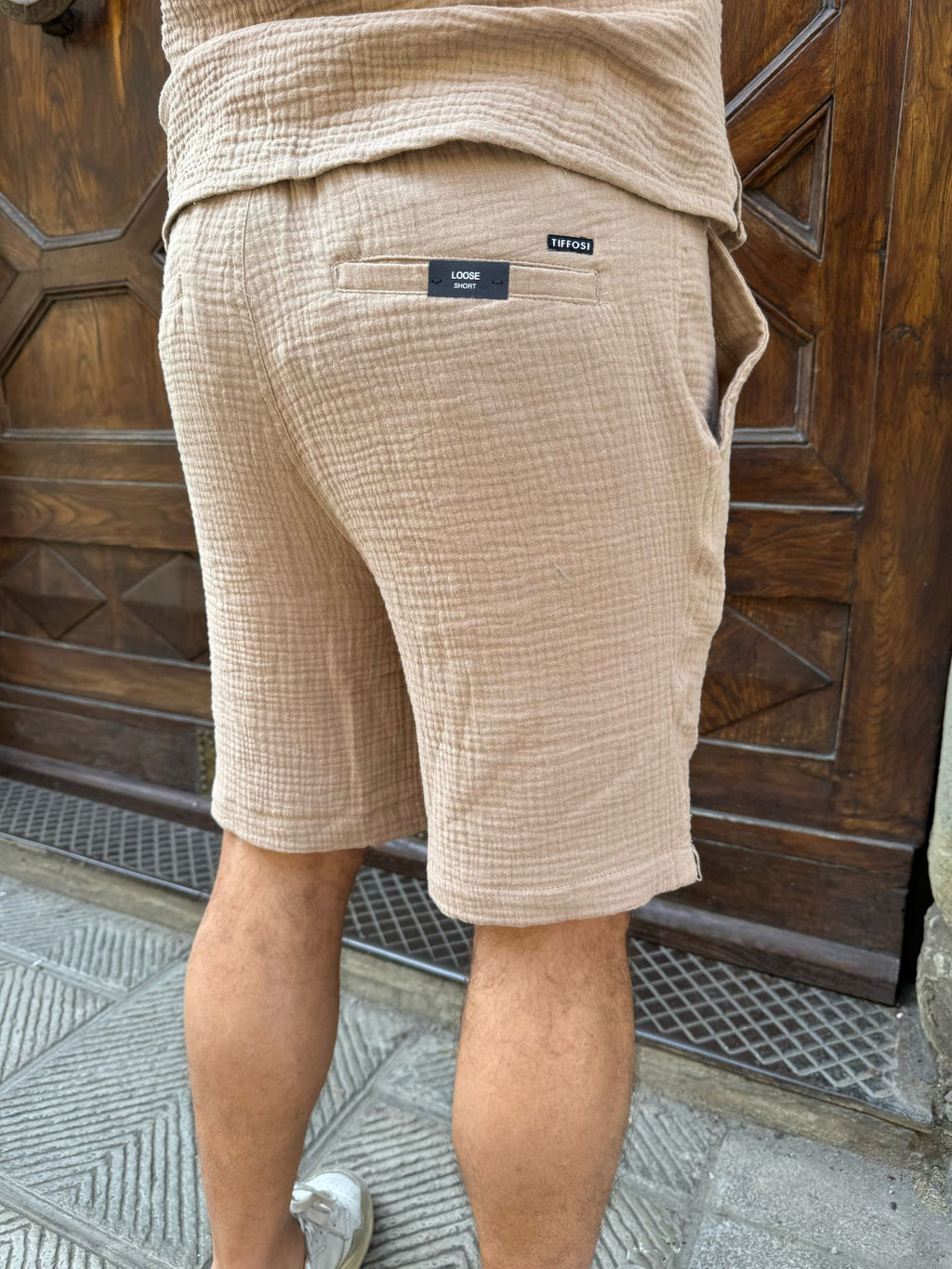 Bermuda coordinato Fox tabacco di Tiffosi