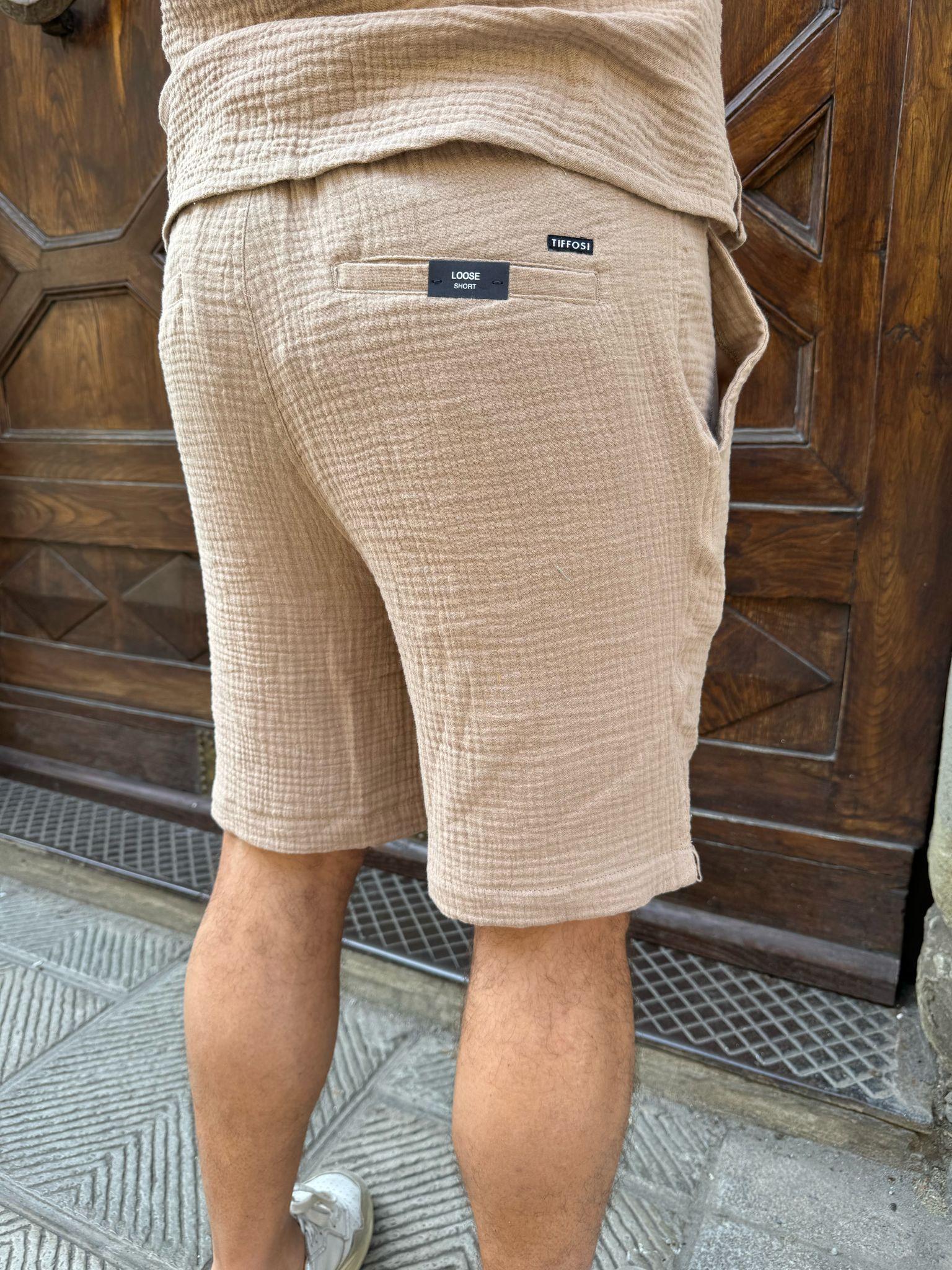 Bermuda coordinato Fox tabacco di Tiffosi
