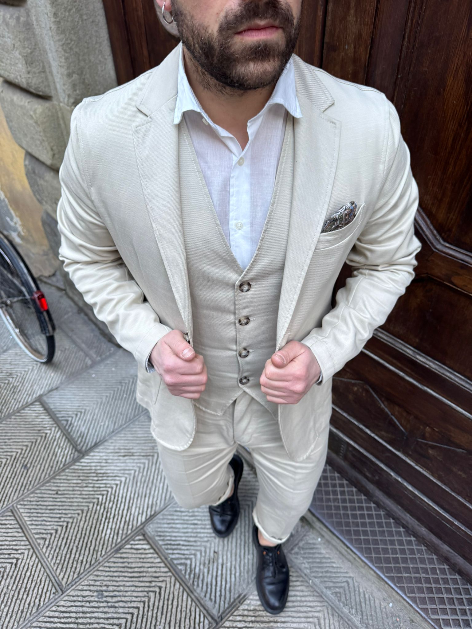 Giacca completo Paris beige