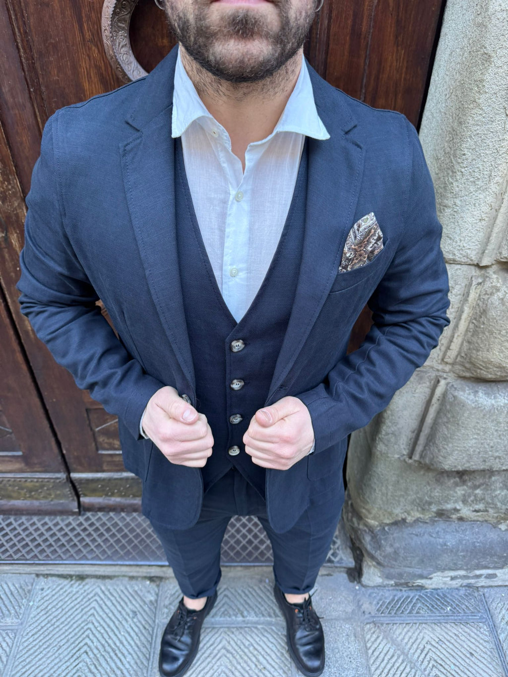 Giacca completo Paris blu