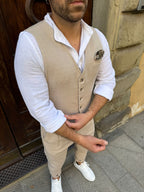 Gilet completo Paul di 3.9 beige