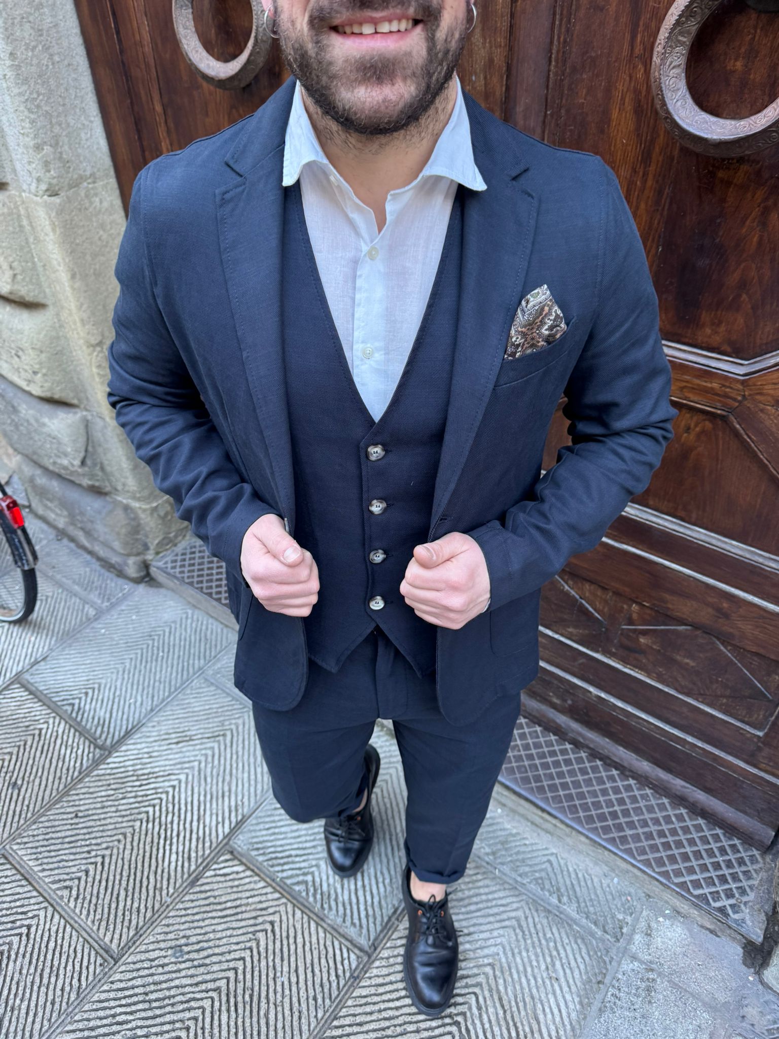 Giacca completo Paris blu