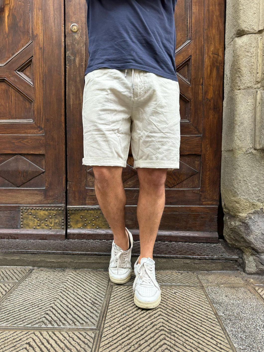 Bermuda Sam beige di Petrol